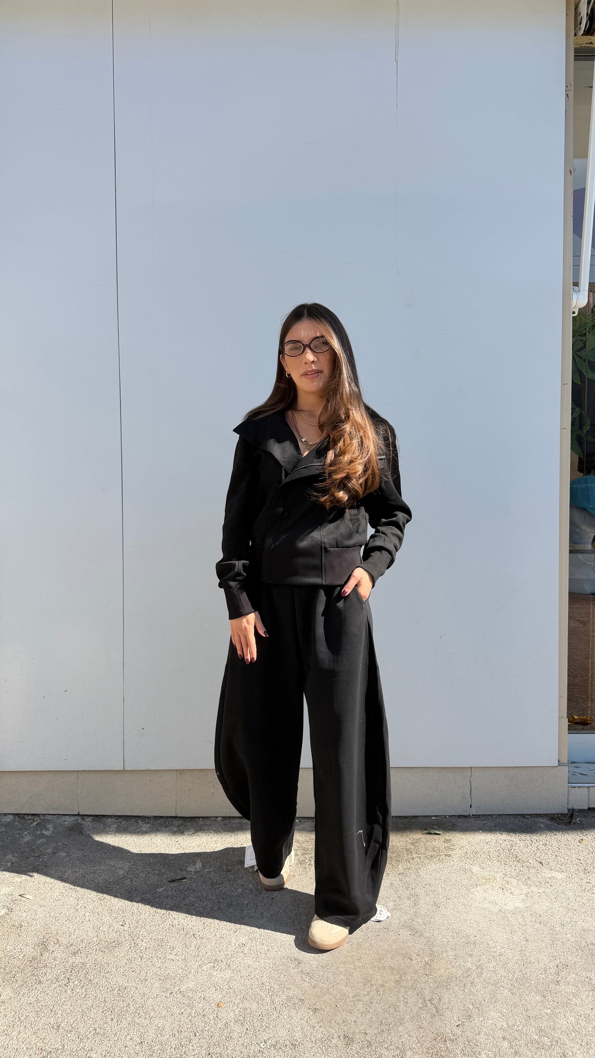 Coordinato tuta nero