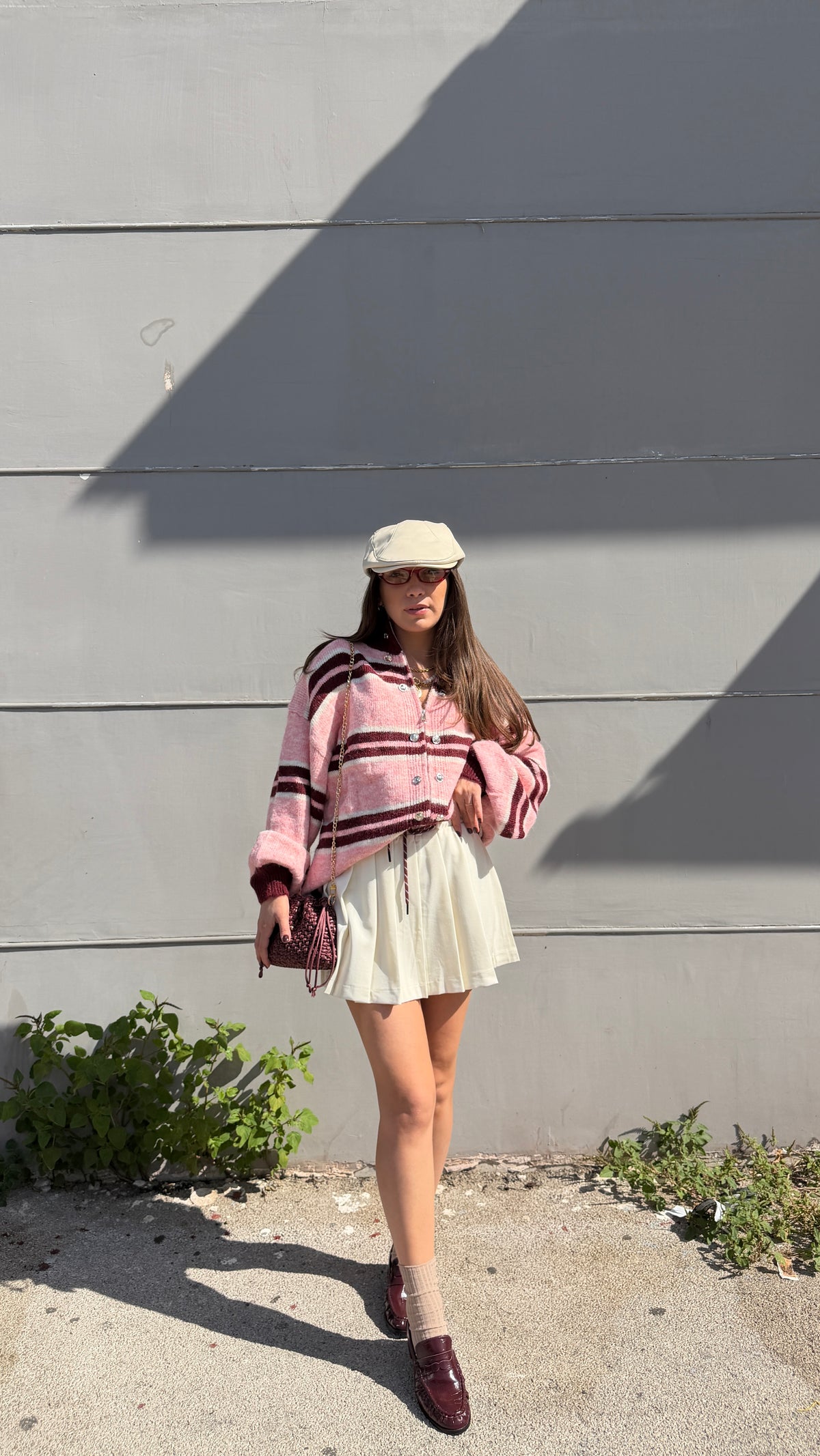 Maxi-Cardigan rosa
