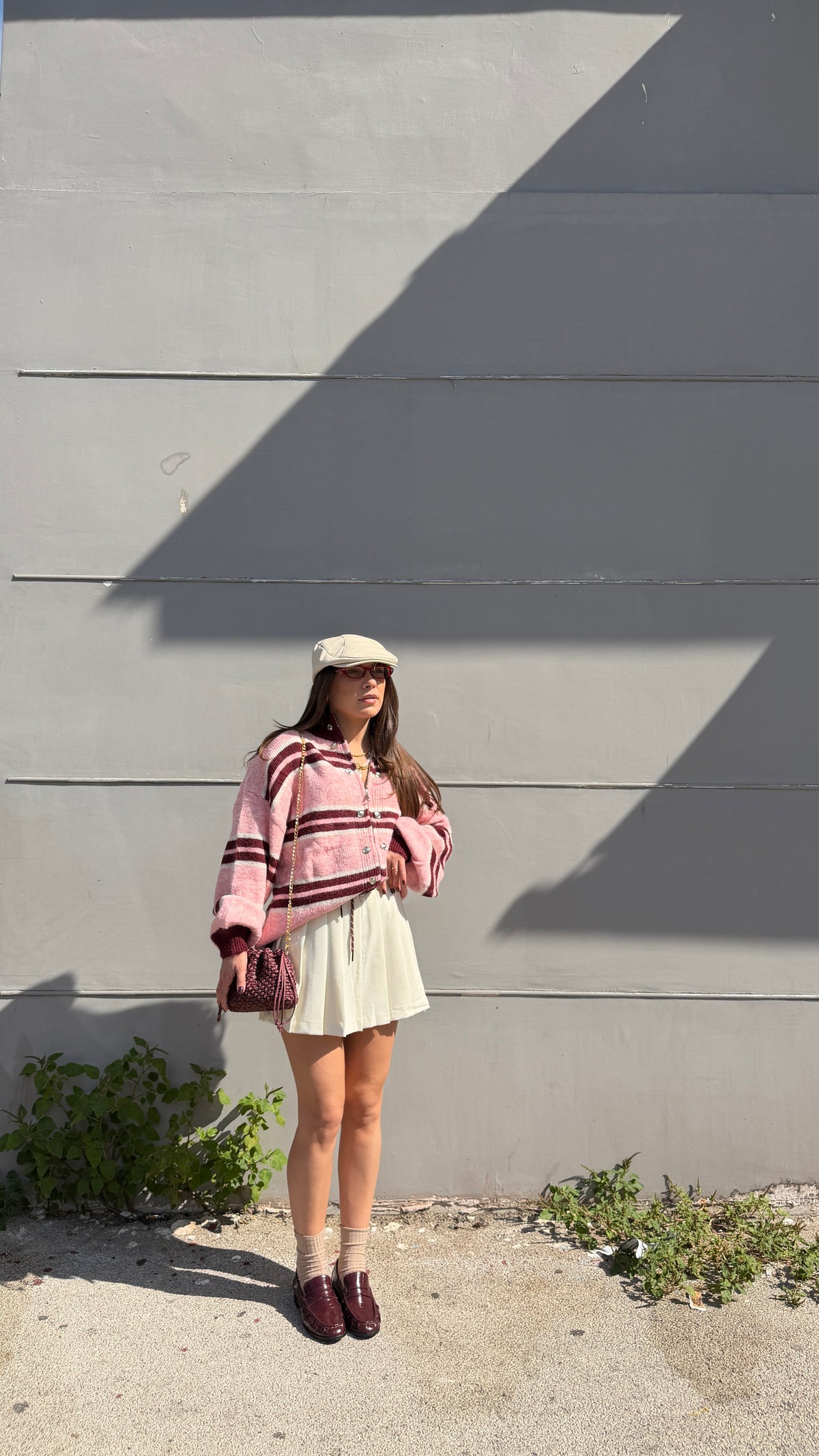 Maxi-Cardigan rosa