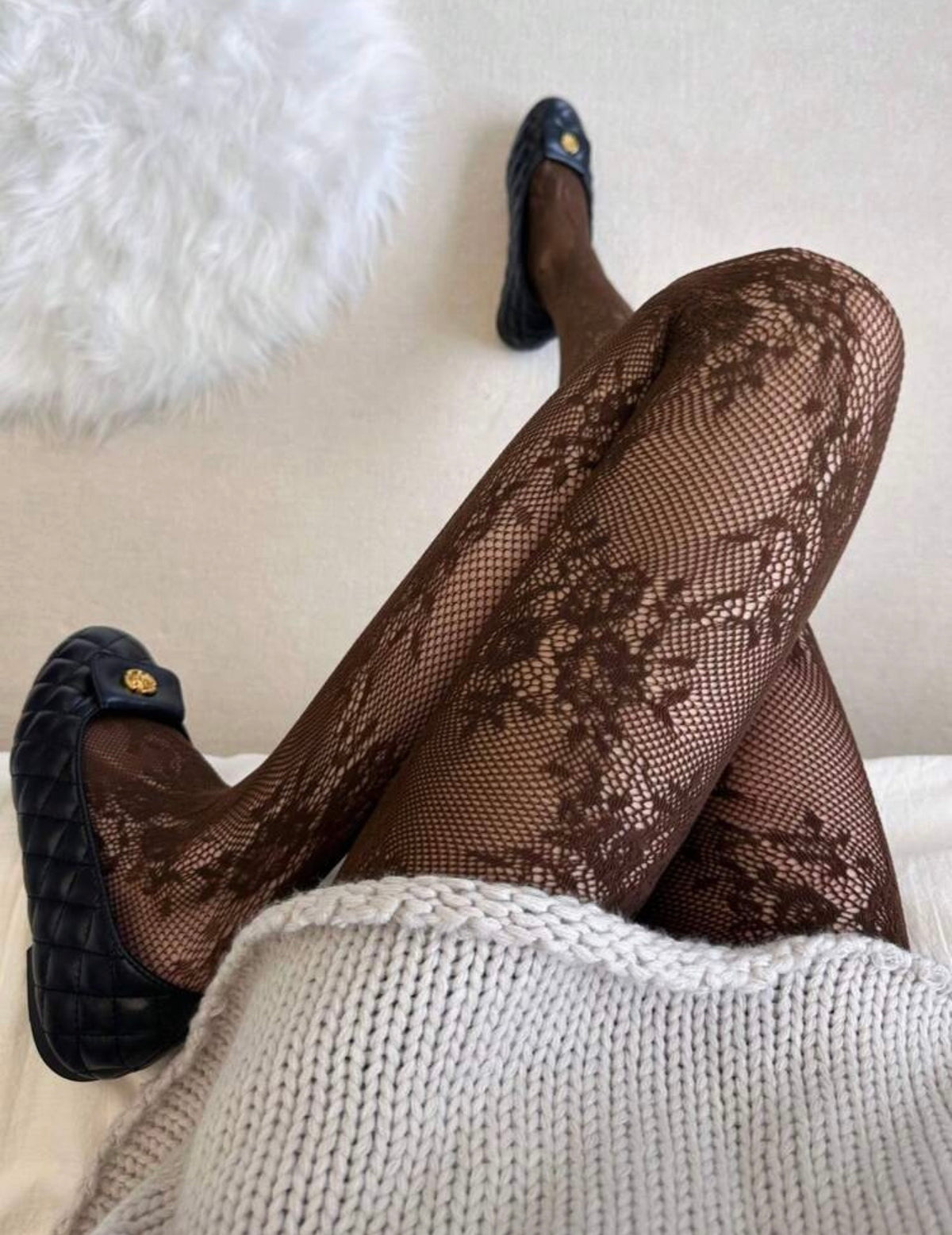Calze Pizzo brown