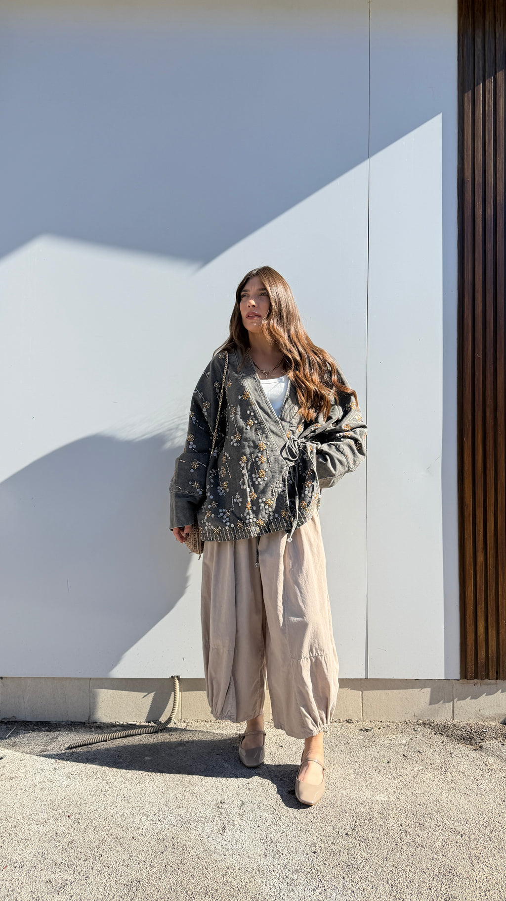 Pantalone Aladin Beige
