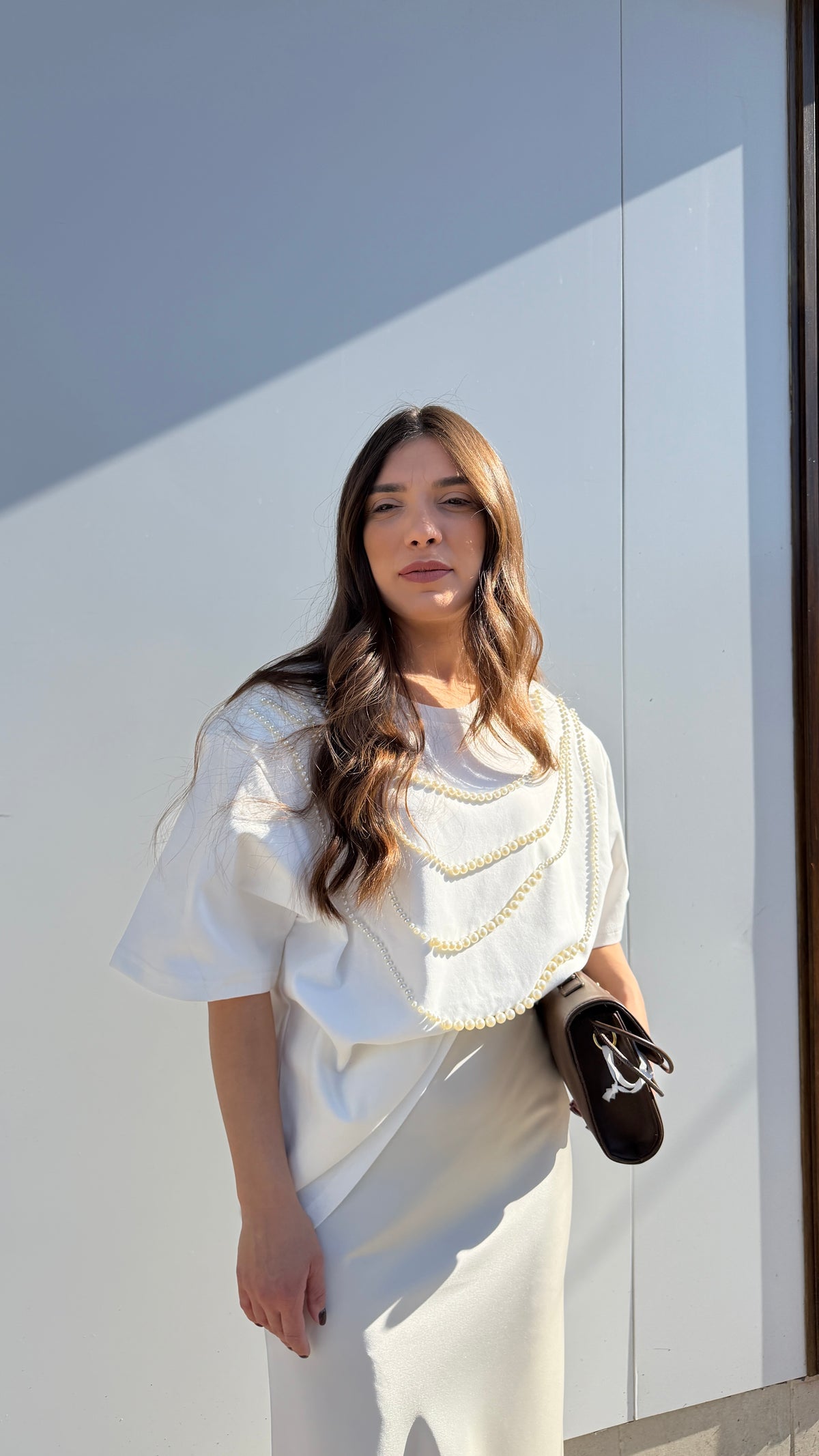 Maxi shirt perle