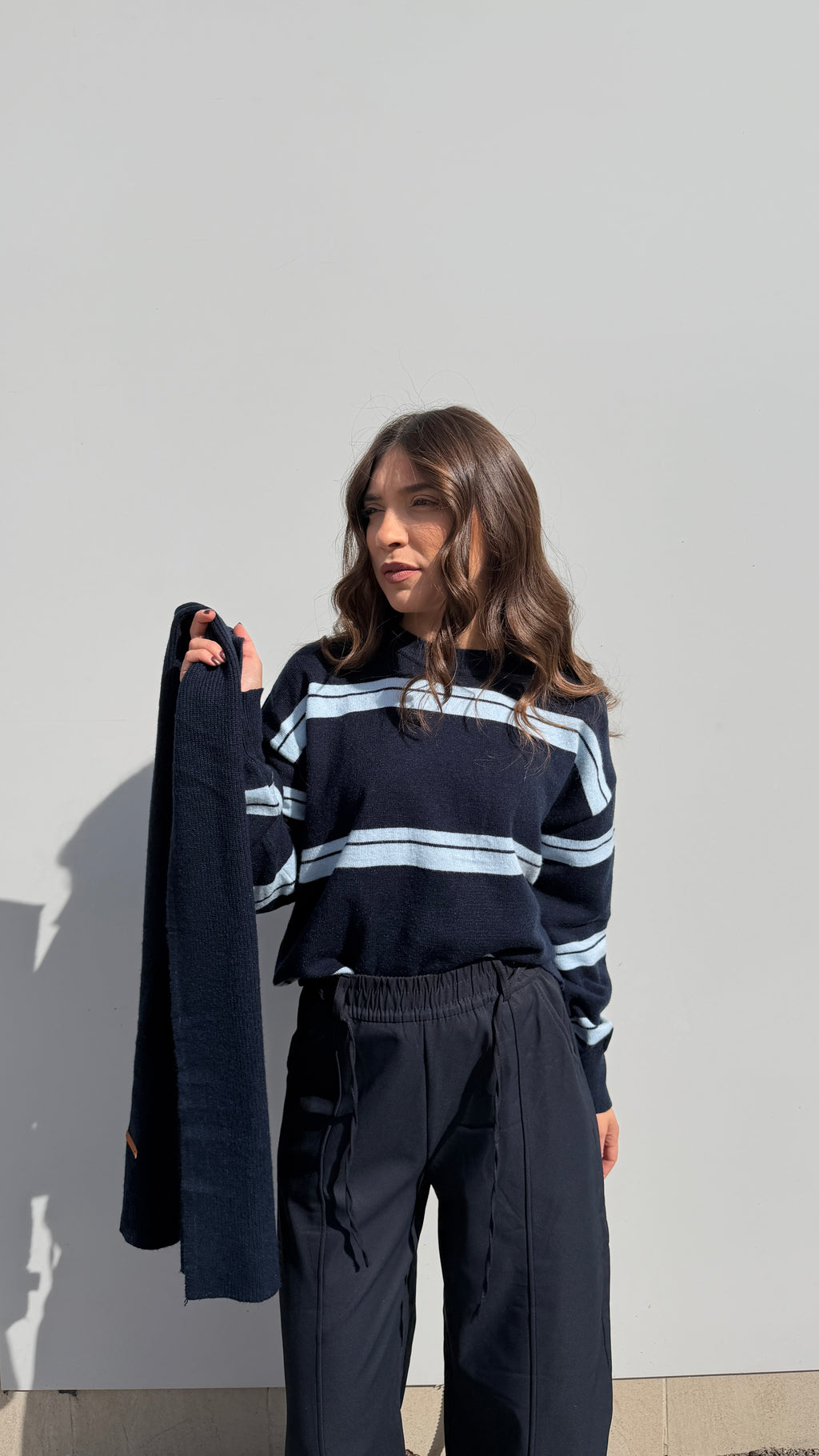 Pull con Sciarpa