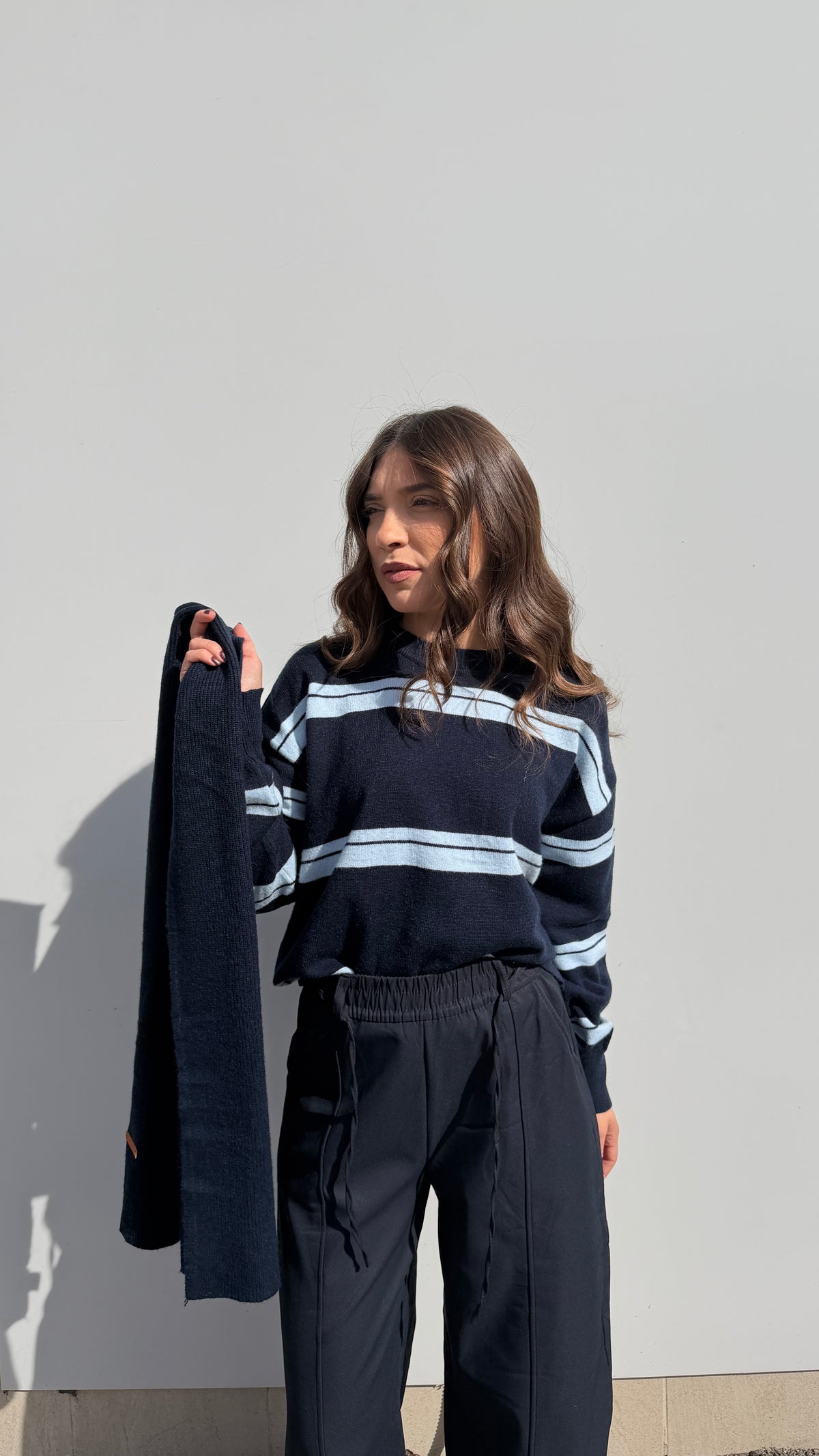 Pull con Sciarpa