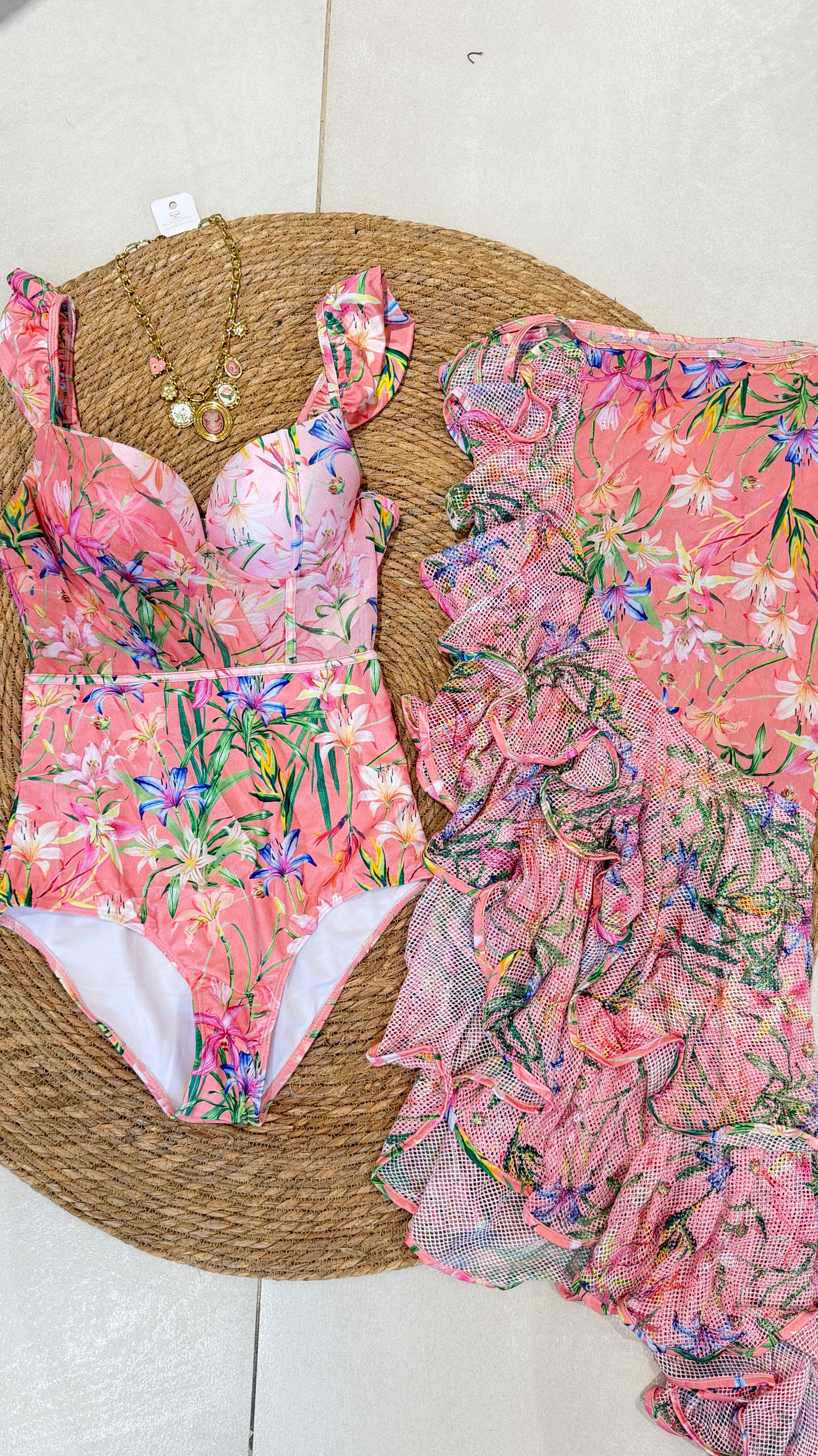 Intero + Copricostume Pinky