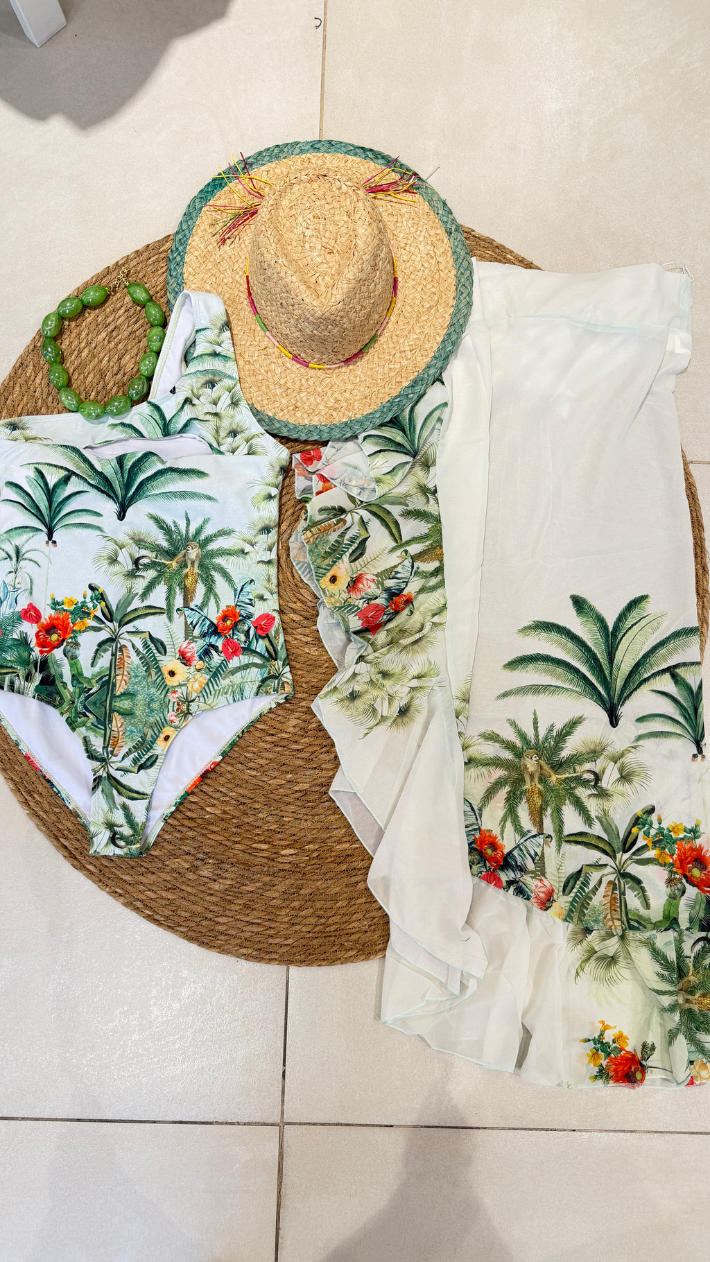 Intero + Copricostume Palms