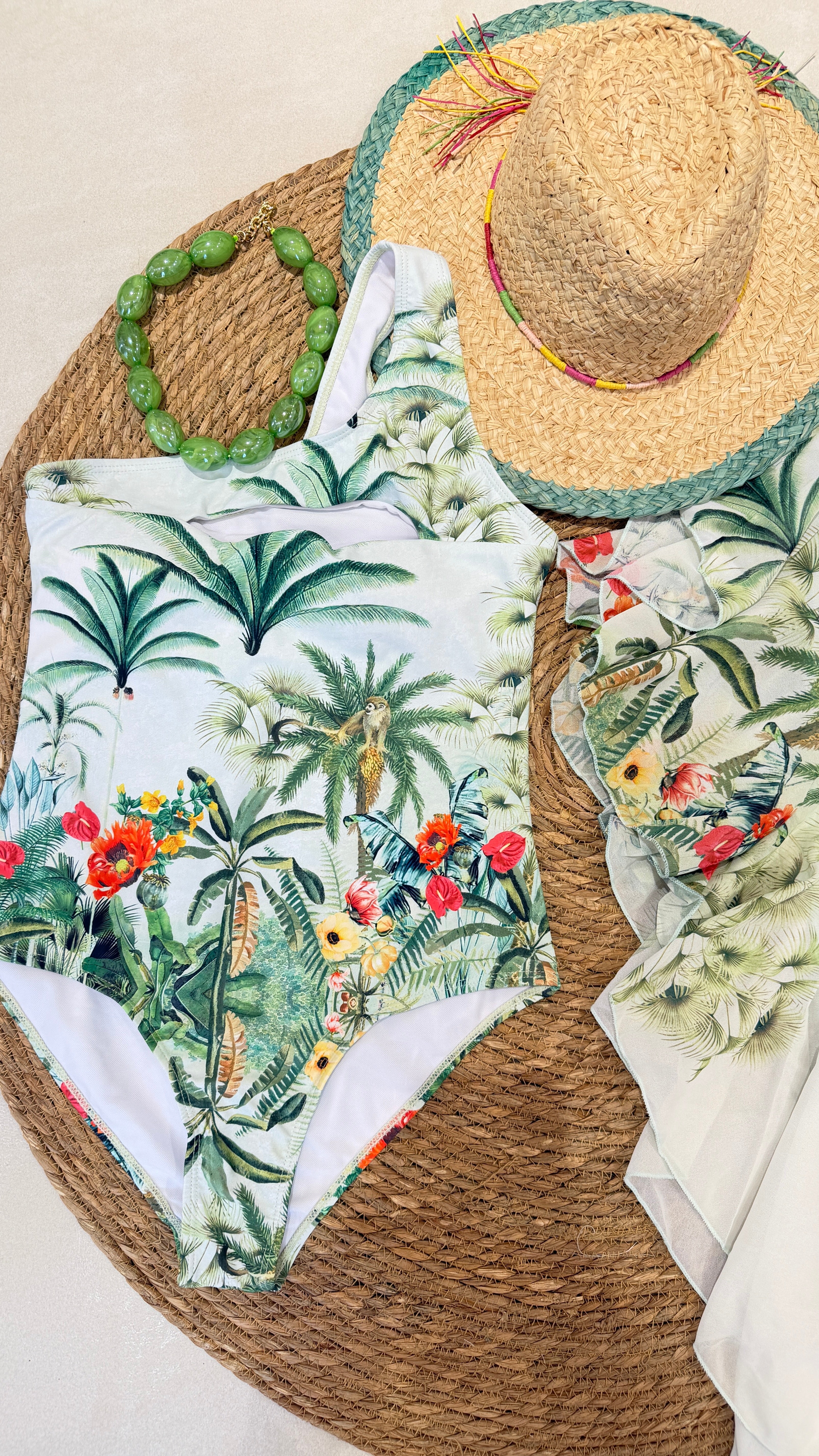 Intero + Copricostume Palms