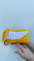 Pochette Crochet Yellow