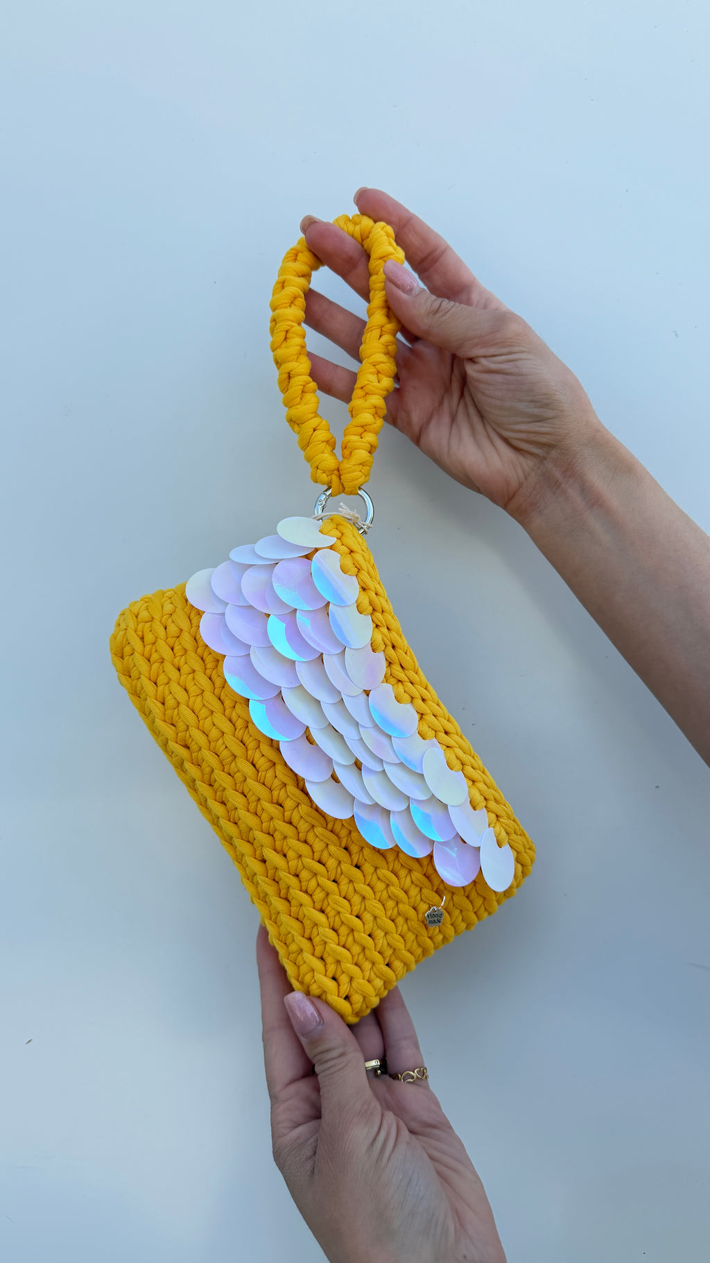 Pochette Crochet Yellow