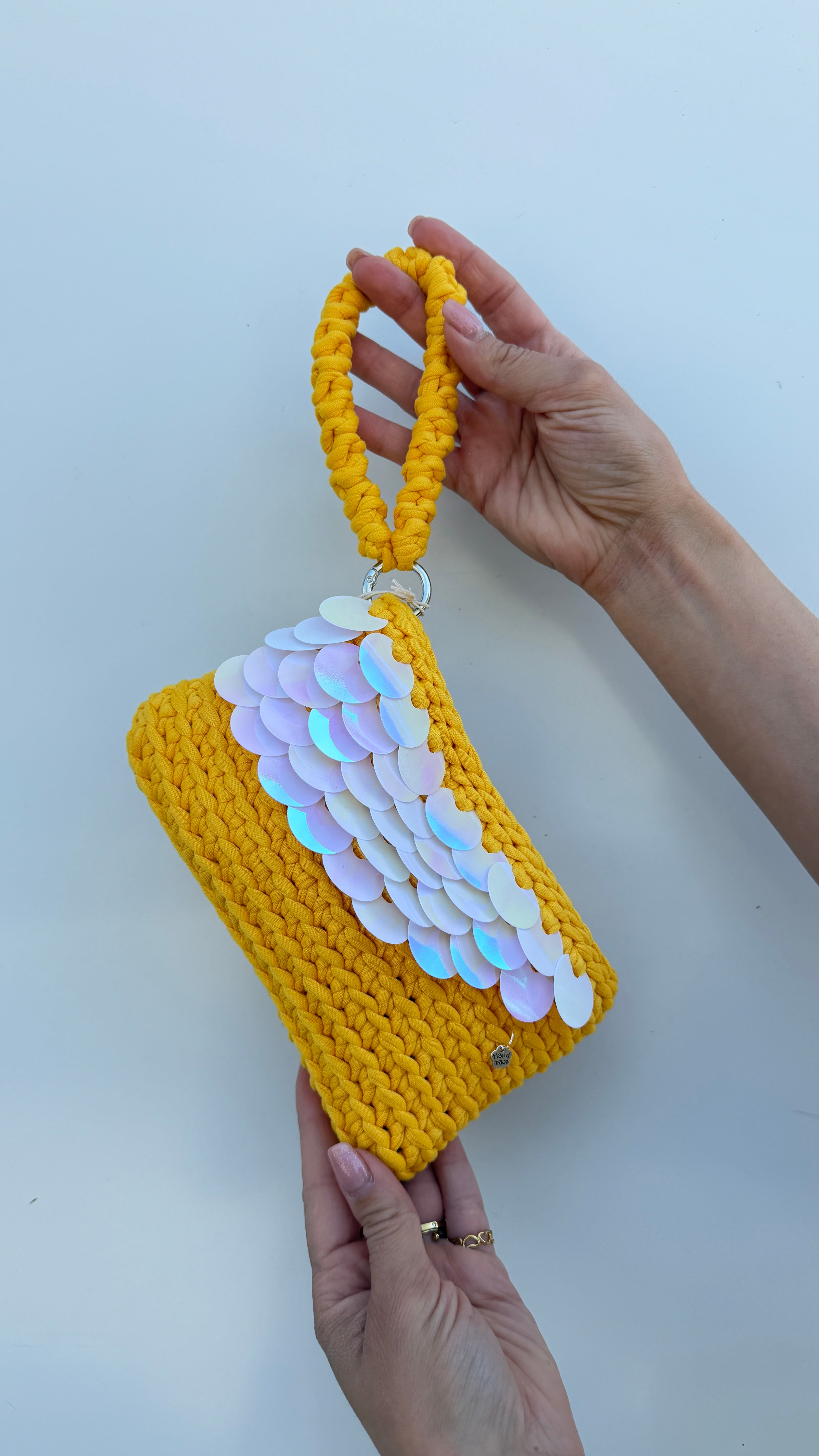 Pochette Crochet Yellow