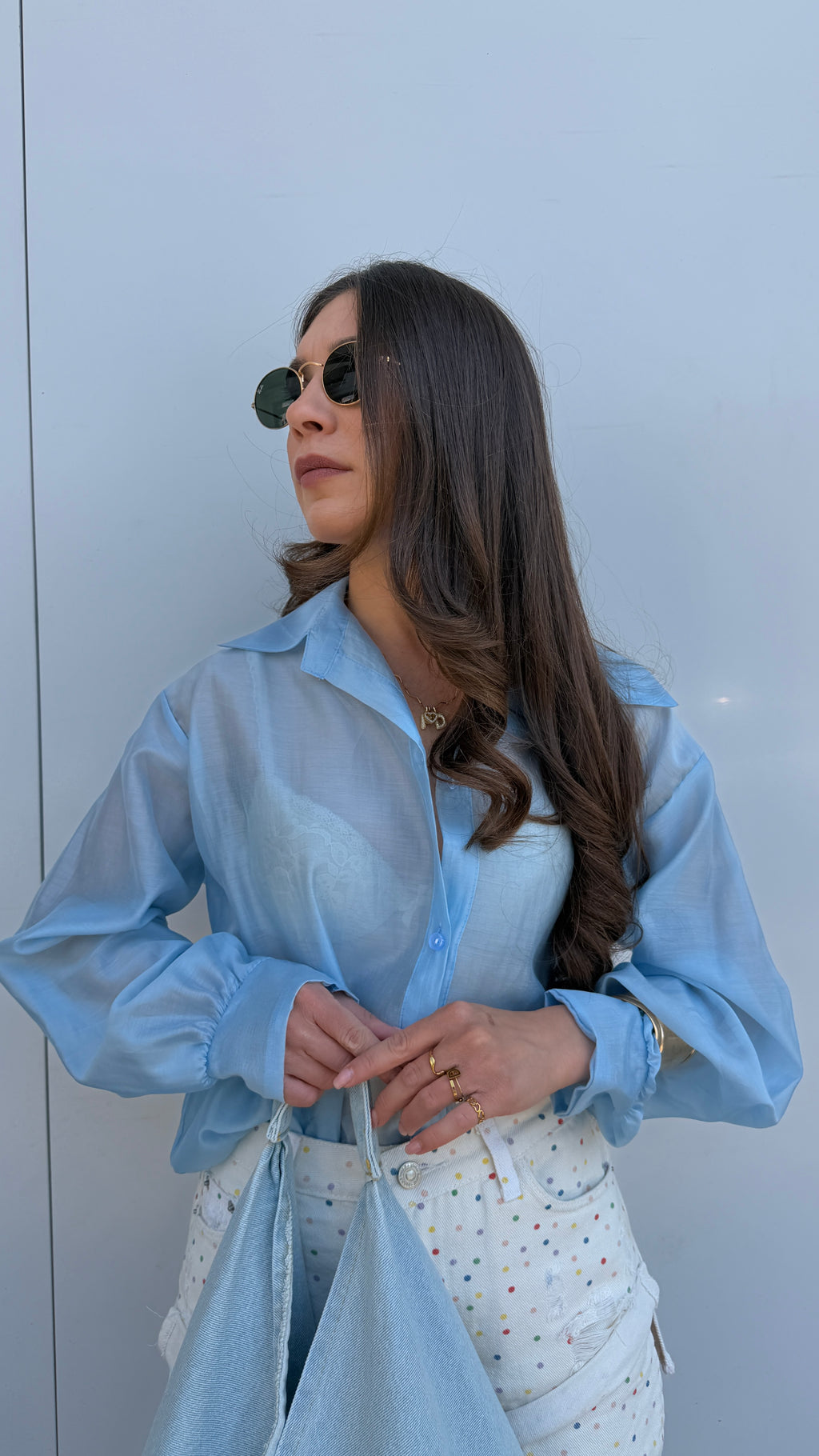 Camicia Velata Sky