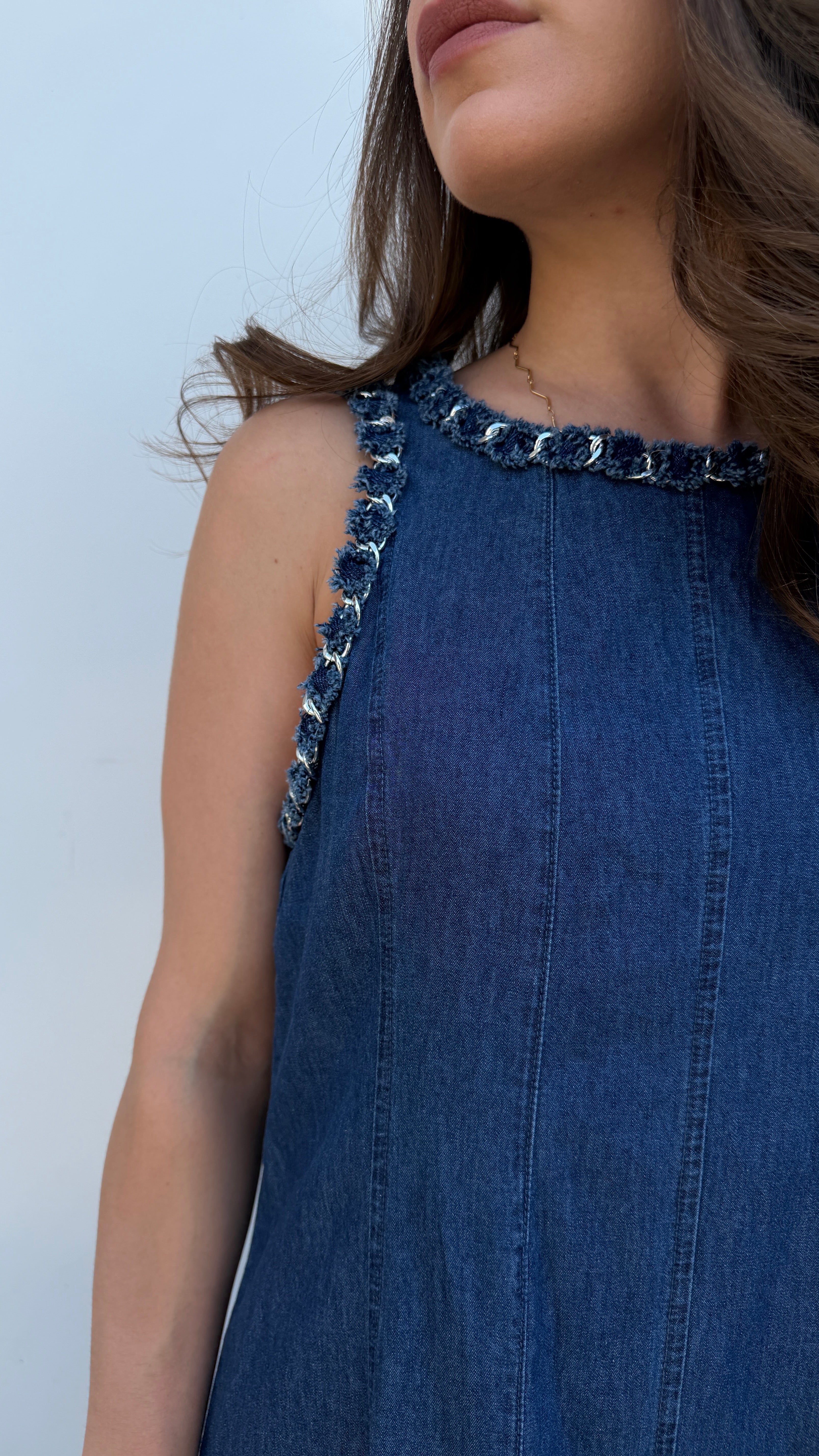 Abito Lungo Denim