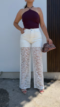 Jeans pizzo