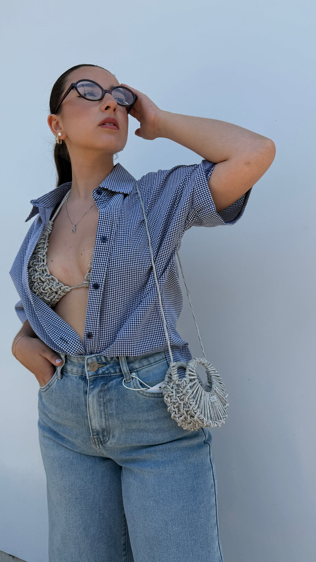Camicia short sleeve quadretti