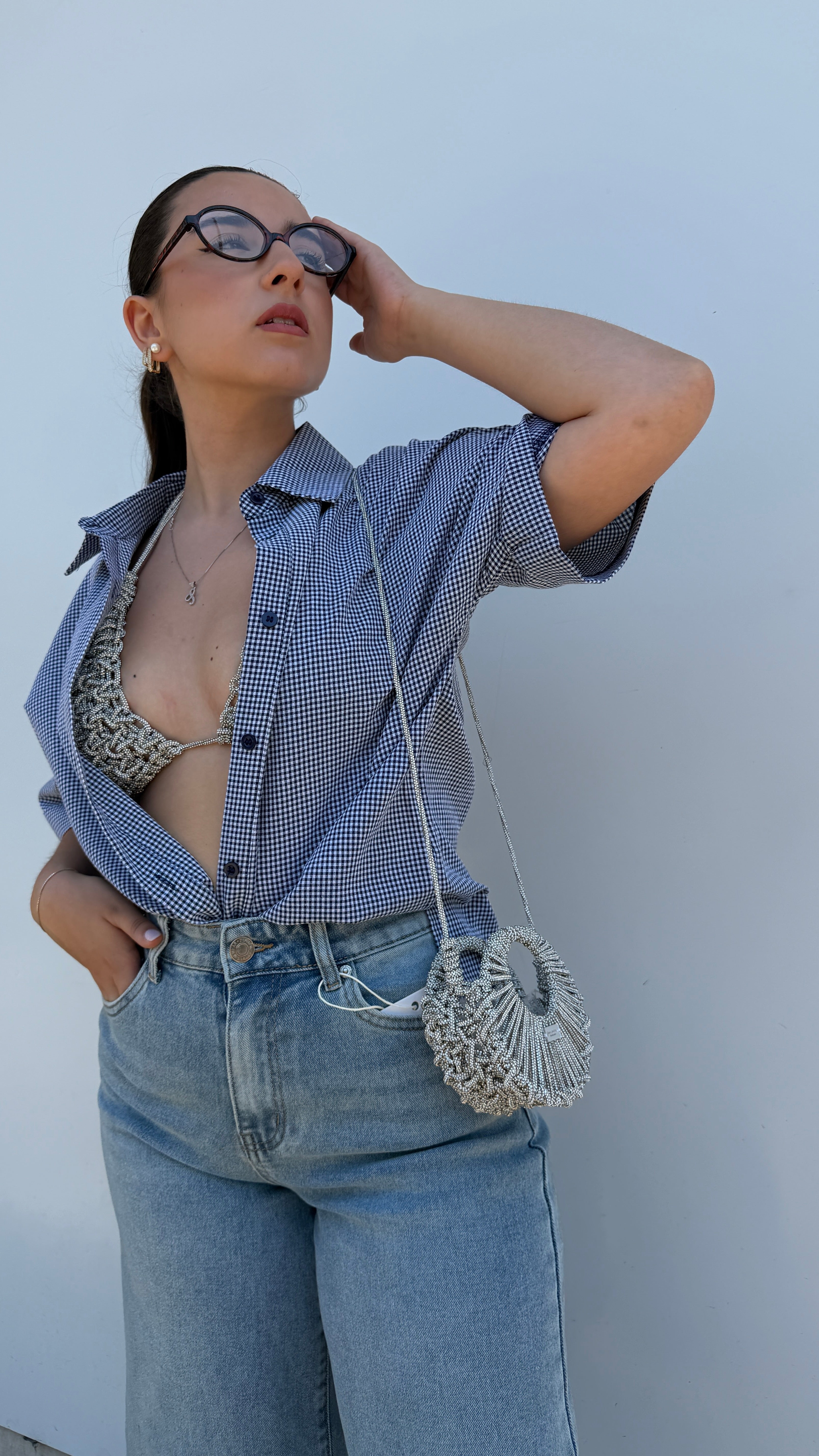 Camicia short sleeve quadretti