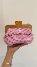 Borsa clutch intrecciata