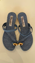 Sandali bassi denim