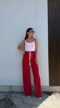 Pantalone rouches