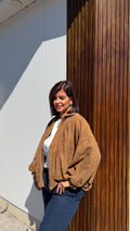 Giubbotto sienna cammell